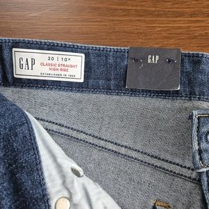 GAP slim straight high rise stretch